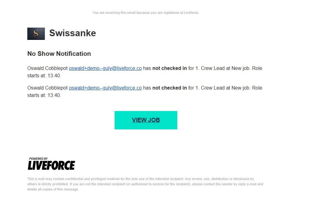 Email Notification